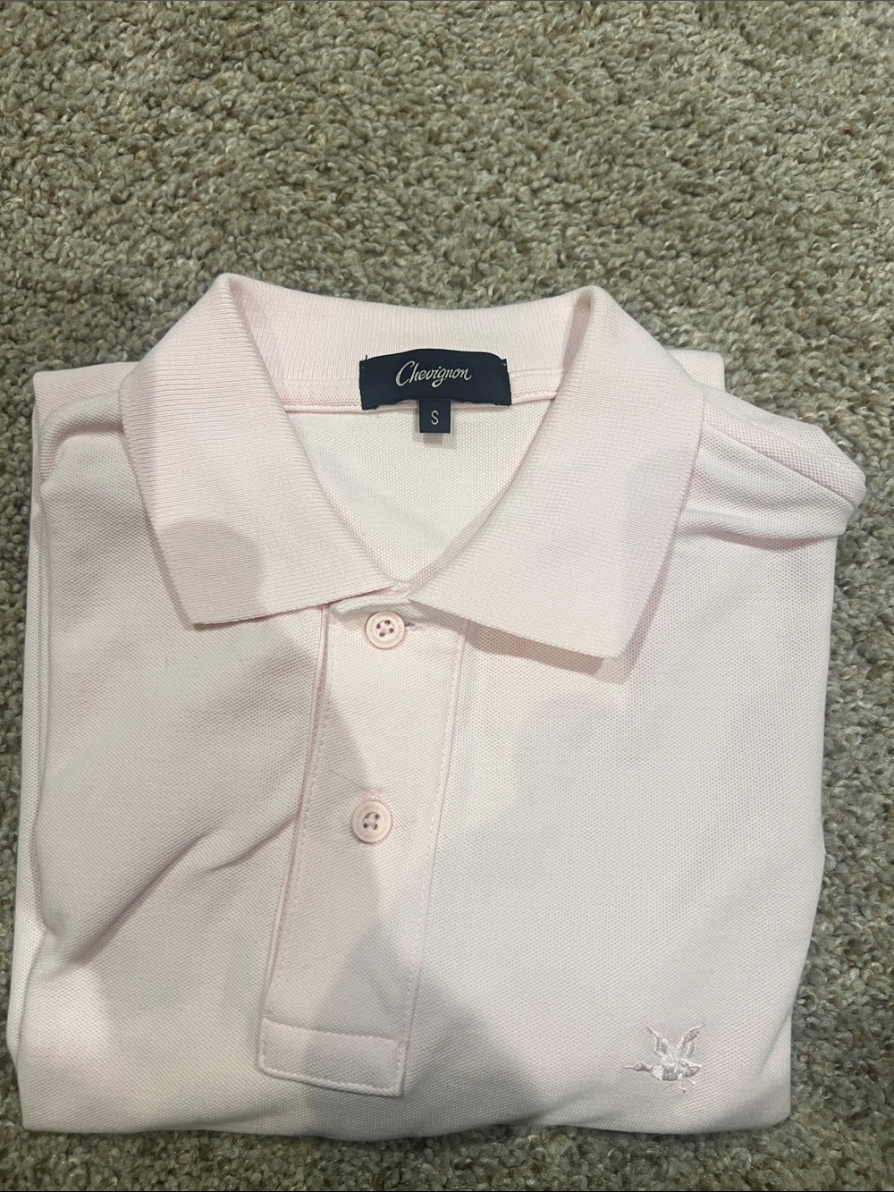 Chevignon Men's Light Pink Polo Shirt
